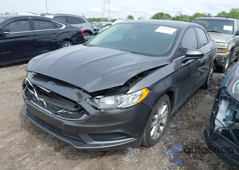 2017 Ford Fusion Se из США, поврежденный, VIN 3FA6P0H74HR125124